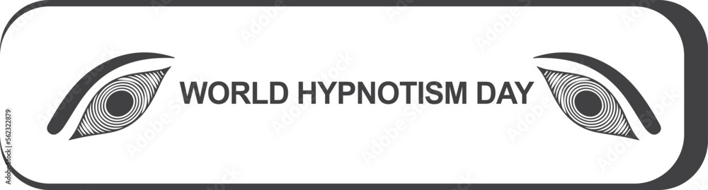 World Hypnotism Day, celebrate Hypnotism Day symbol blue vector World Hypnotism Day, celebrate Hypnotism Day symbol blue vector