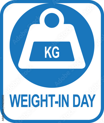 Weigh-In Day, Happy Weigh-In Day vector