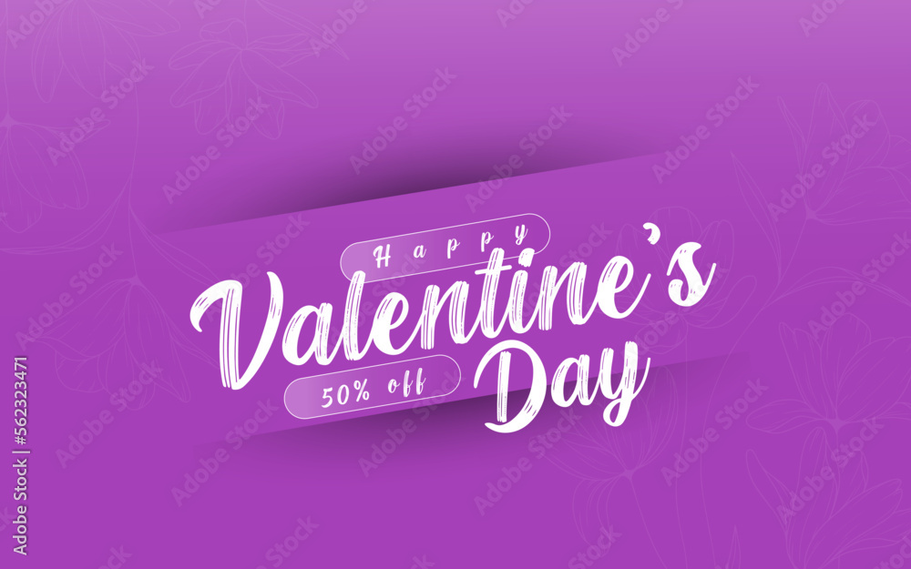 Happy valentine's day vector template Happy valentine's day vector template