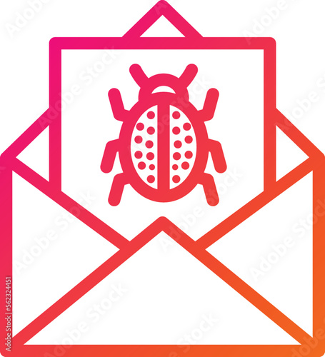 Mail Vector Icon Design Illustration