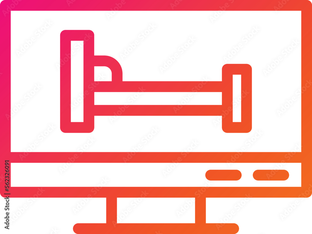Hotel Booking Vector Icon Design Illustration Hotel Booking Vector Icon Design Illustration