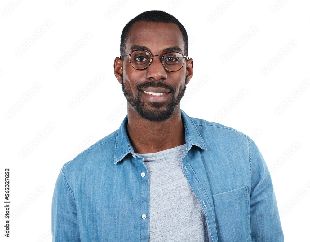 Young black man, face and success smile ready isolated in white background studio for casual happiness. African man, happy lifestyle and positive mindset energy, confidence and proud model portrait Young black man, face and success smile ready isolated in white background studio for casual happiness. African man, happy lifestyle and positive mindset energy, confidence and proud model portrait