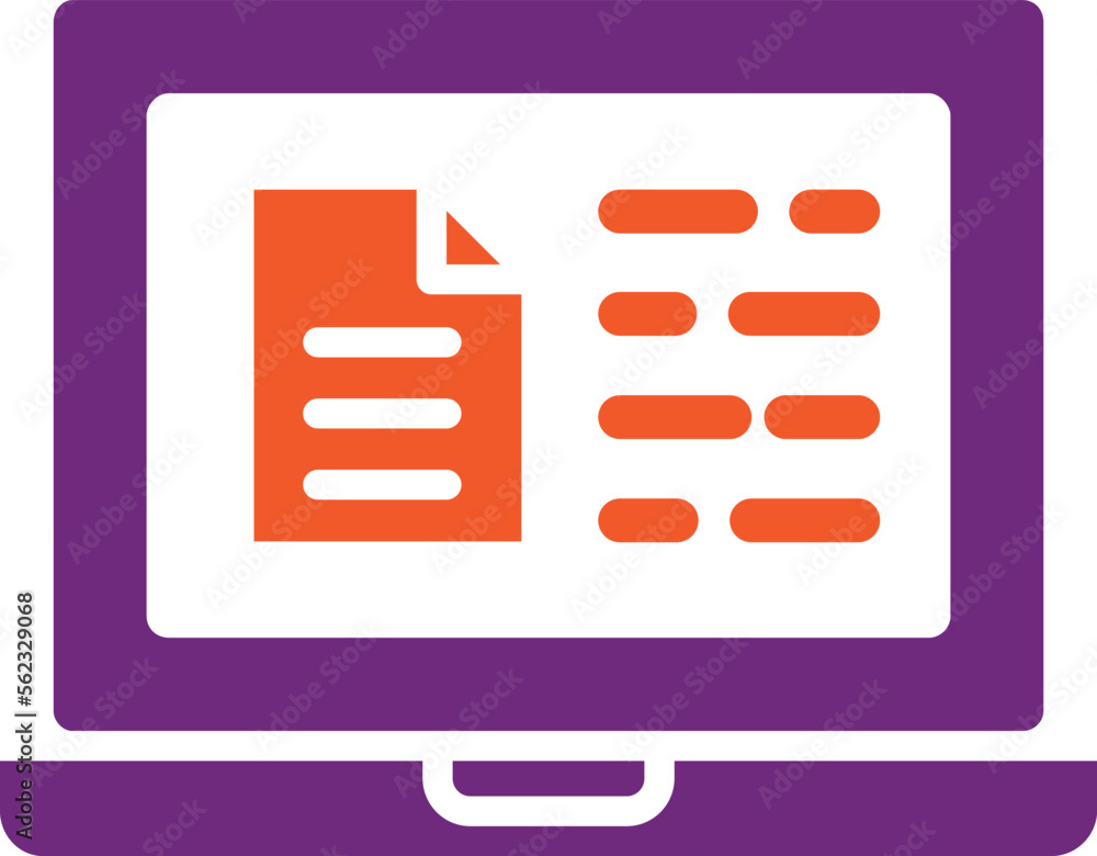 Online report Vector Icon Design Illustration Online report Vector Icon Design Illustration