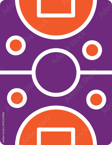Air hockey Vector Icon Design Illustration