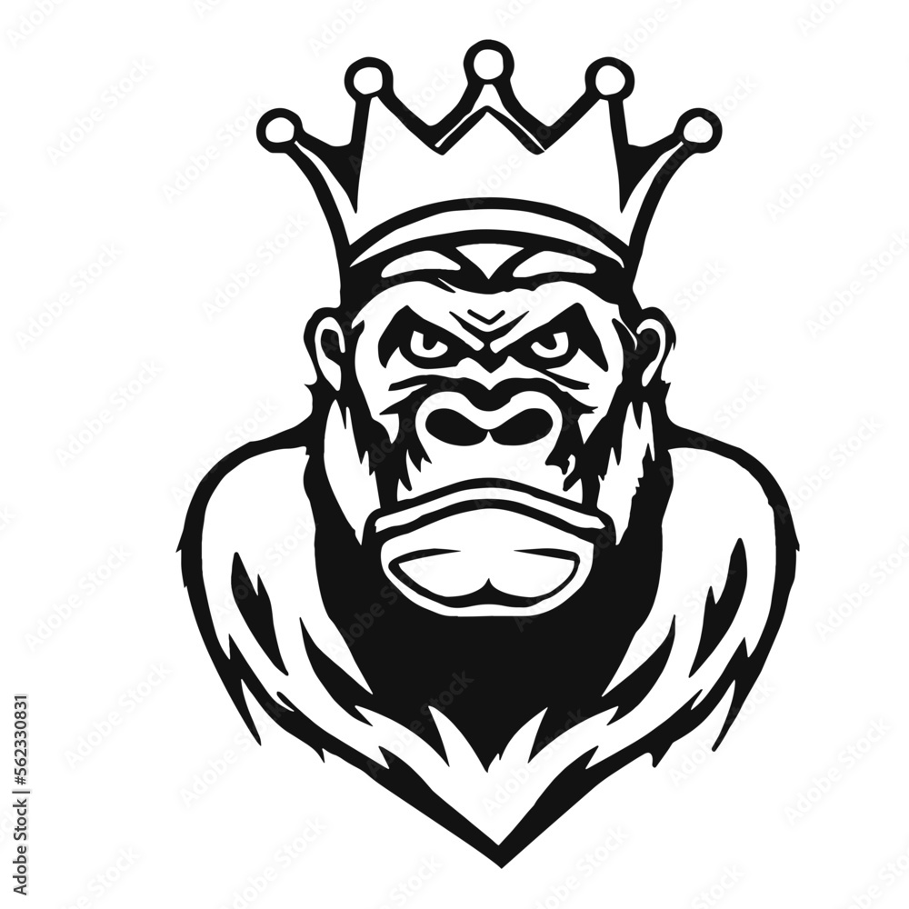 Gorilla with Crown Gorilla with Crown