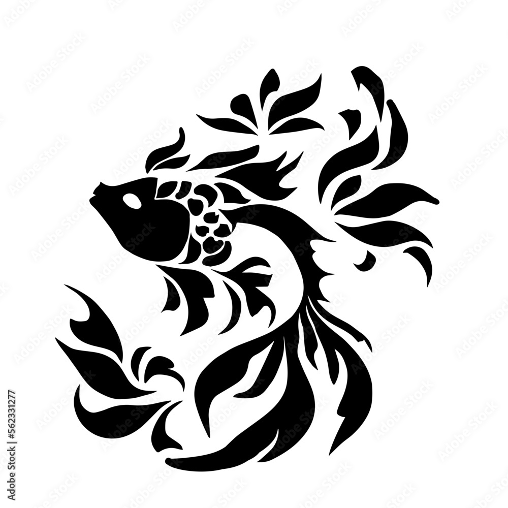 Obraz premium Tribal Goldfish