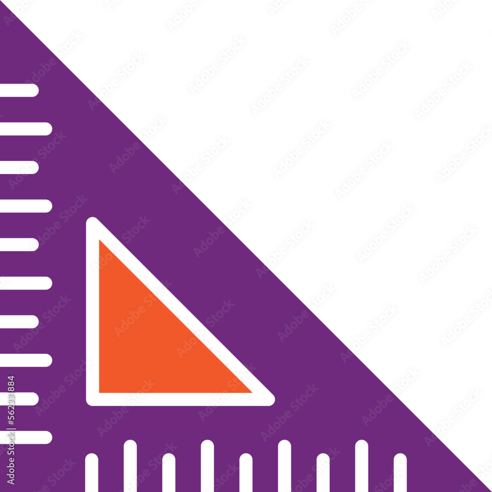 Set square Vector Icon Design Illustration Set square Vector Icon Design Illustration