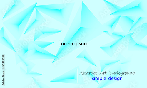 illustration of a gradient triangle light blue, abstract vector illustration design of a geometric triangle.