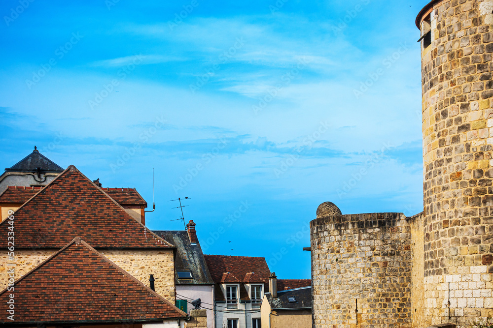 Street view of downtown Dourdan, France Street view of downtown Dourdan, France