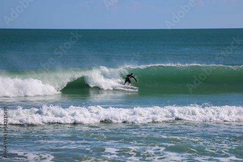 Surfing at Spanish House in Sebastian Inlet state park in Florida