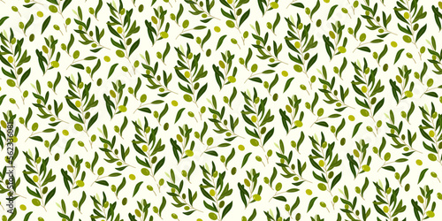 Abstract olive pattern for background design