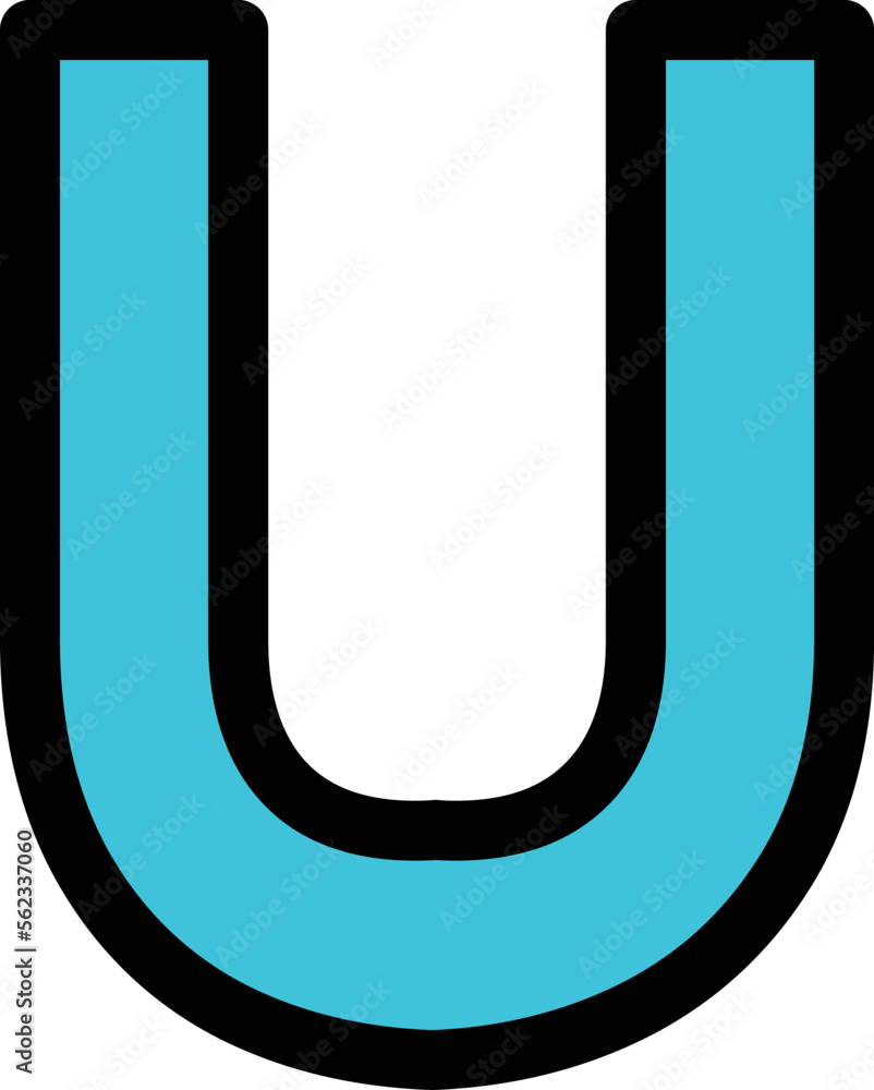 U alphabet Vector Icon
U alphabet Vector Icon