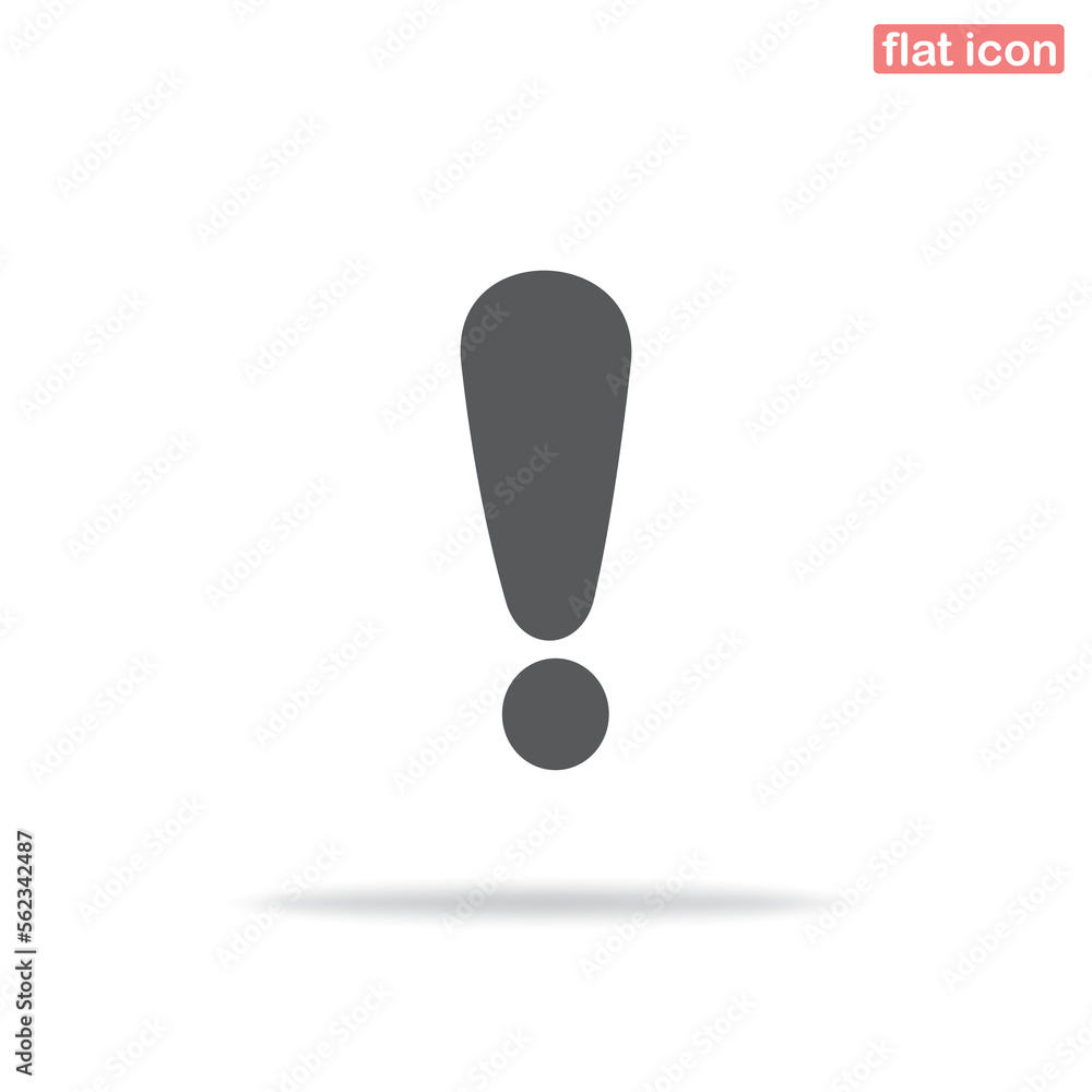 Simple warning icon. Minimalism, vector illustration. Silhouette icon.
Simple warning icon. Minimalism, vector illustration. Silhouette icon.