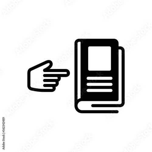 Black solid icon for those