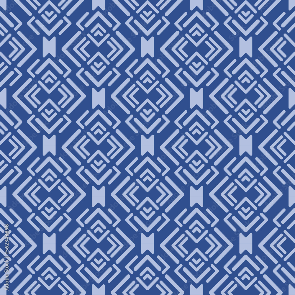 Japanese Diamond Mesh Checkered Vector Seamless Pattern Japanese Diamond Mesh Checkered Vector Seamless Pattern