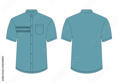 Short Sleeve Muslim Koko Shirt mockup