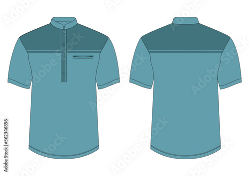 Short Sleeve Koko Kurta Shirt mockup