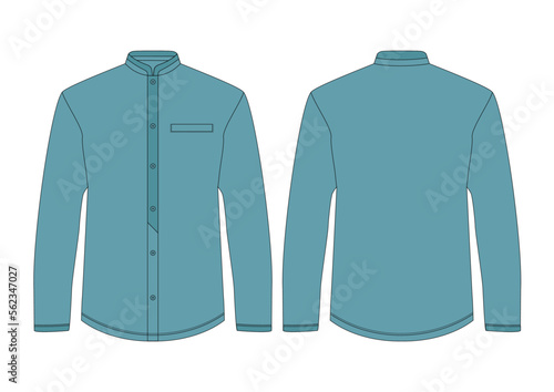 Long Sleeve Muslim Koko Shirt mockup