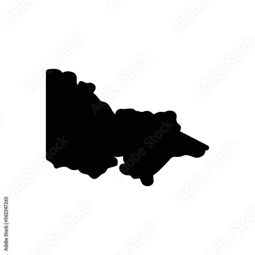 Black solid icon for victoria