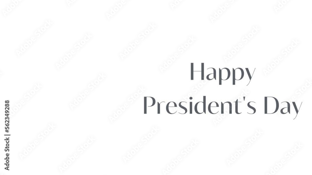 Happy President's Day wish image with white background Happy President's Day wish image with white background