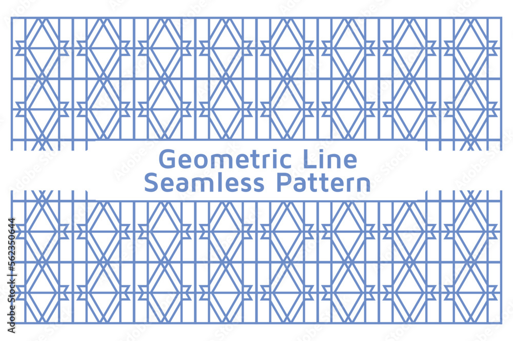 Geometric Line Seamless Pattern Design Background Geometric Line Seamless Pattern Design Background