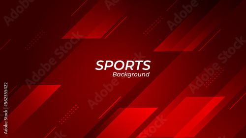 dark red background with abstract geometric shape for sports and speed concept