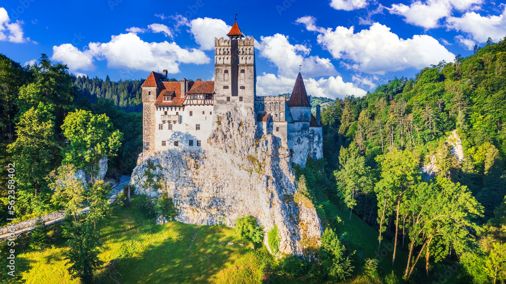 Bran Castle, Transylvania - Most famous destination of Romania, Dracula legend.