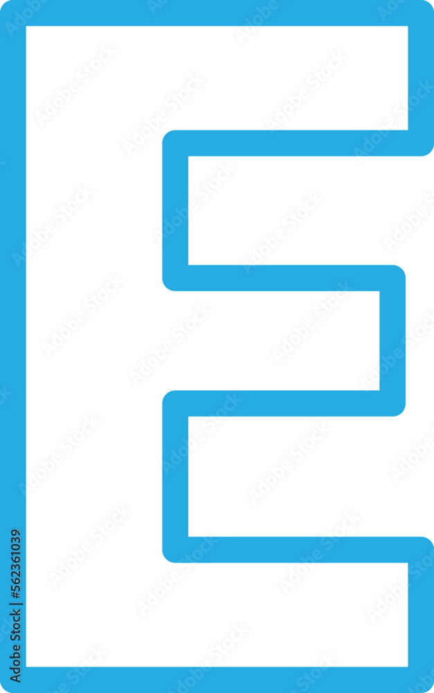 E alphabet Vector Icon
E alphabet Vector Icon
