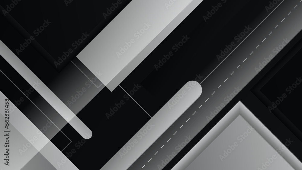 Solid Black Abstract background modern hipster futuristic graphic. Modern minimalistic vector abstract template for business background design. Luxury Vector illustration with stripes for business. Solid Black Abstract background modern hipster futuristic graphic. Modern minimalistic vector abstract template for business background design. Luxury Vector illustration with stripes for business.