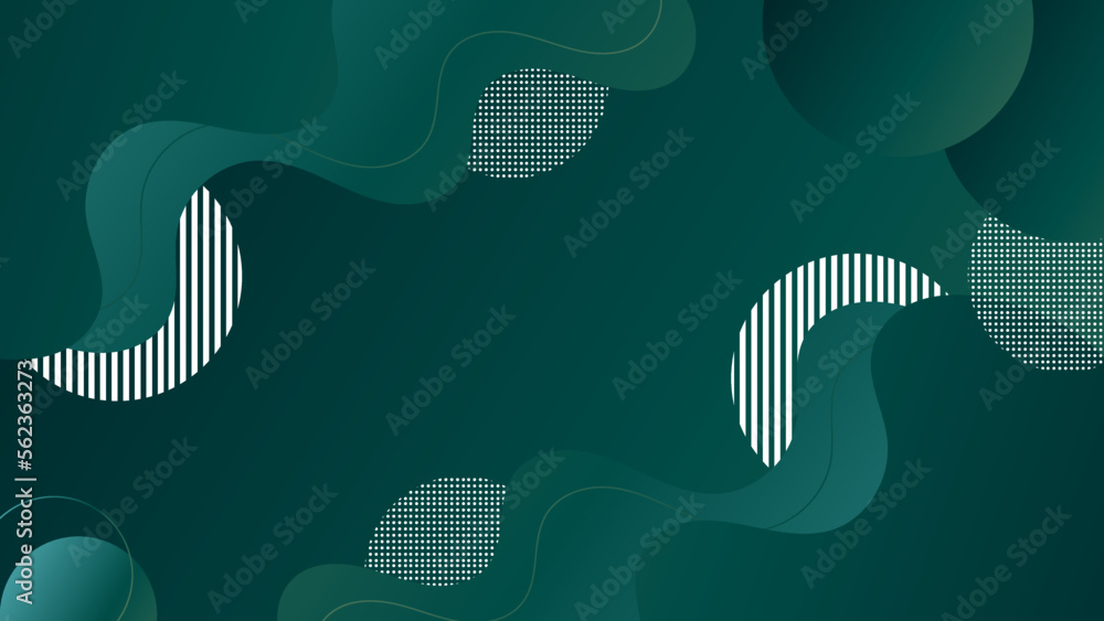 Abstract green light and shade creative background. Vector illustration.