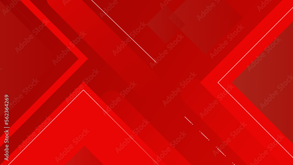 red tech abstract ,background polygon elegant background and banner business product present and game background