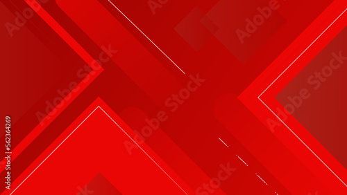 red tech abstract ,background polygon elegant background and banner business product present and game background