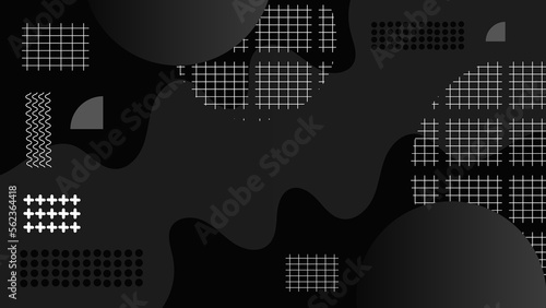 black tech abstract ,background polygon elegant background and banner business product present and game background