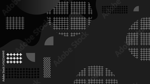 black tech abstract ,background polygon elegant background and banner business product present and game background