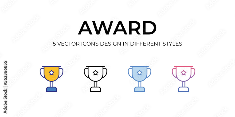 Award Icons Set vector Illustration. Award Icons Set vector Illustration.