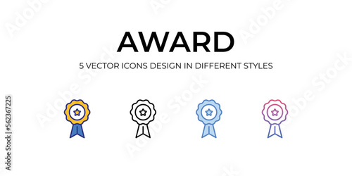 Award Icons Set vector Illustration. © vector squad