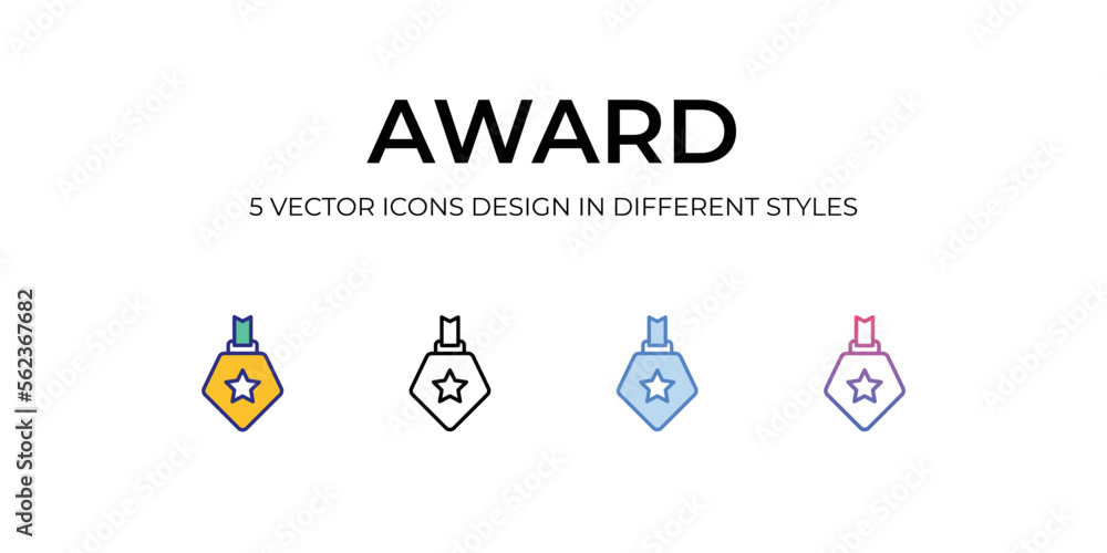 Award Icons Set vector Illustration. Award Icons Set vector Illustration.