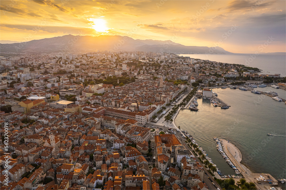 Amazing panorama of Split, Croatia