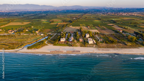 Drone photo of Korinos beach