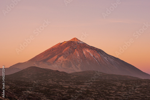 Amaneciendo en el Parque Nacional del Teide 