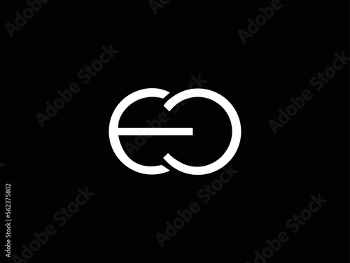 initial letter EC CE  logo vector concept