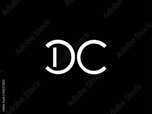 initial letter DC CD logo vector concept