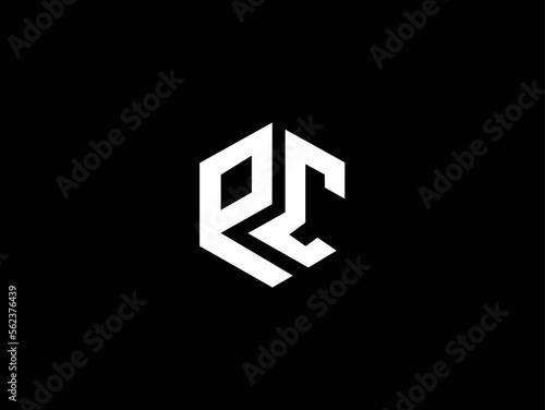 initial letter PE EP logo vector concept