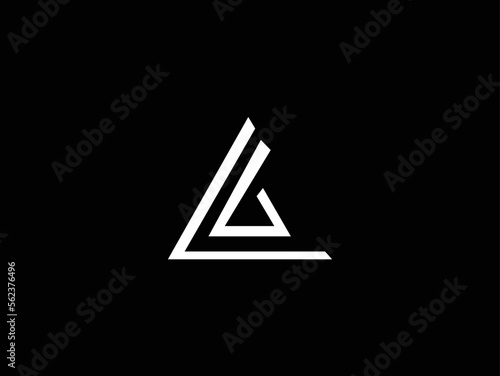 initial letter LB BL logo vector concept