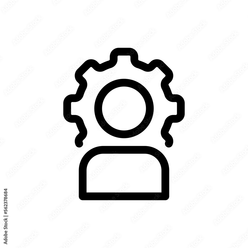 leadership line icon leadership line icon