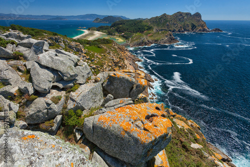 CÃ­es Islands. Islas AtlÃ¡nticas National Park. Pontevedra province. Spain photo