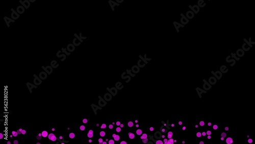 Background graphics using particle particles