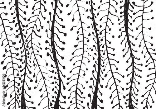 Hand Drawn Abstract Background, Vector non-seamless Doodle Illustration for gift boxes, wrapping paper, party decor, phone covers and more.