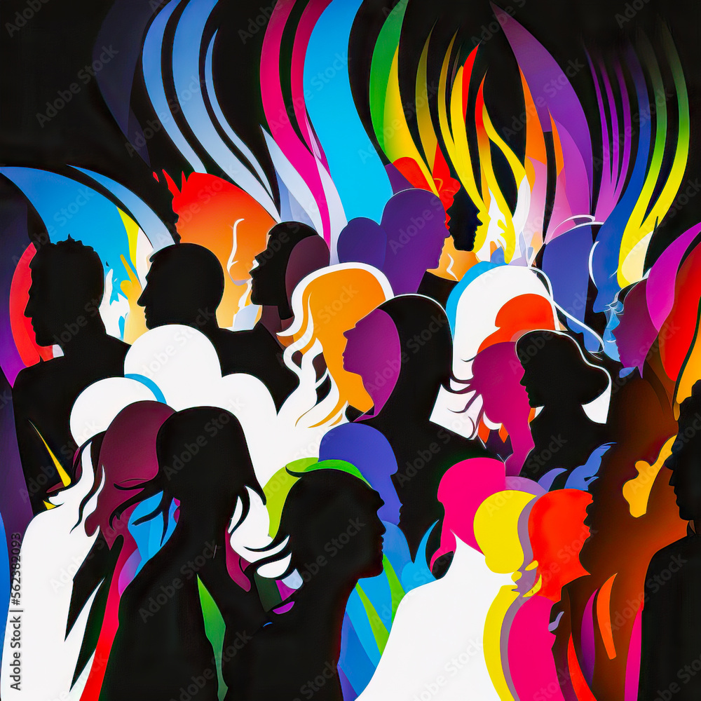 Party-People, KI generated Party-People, KI generated