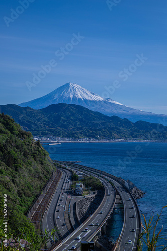 薩田峠からの富士山